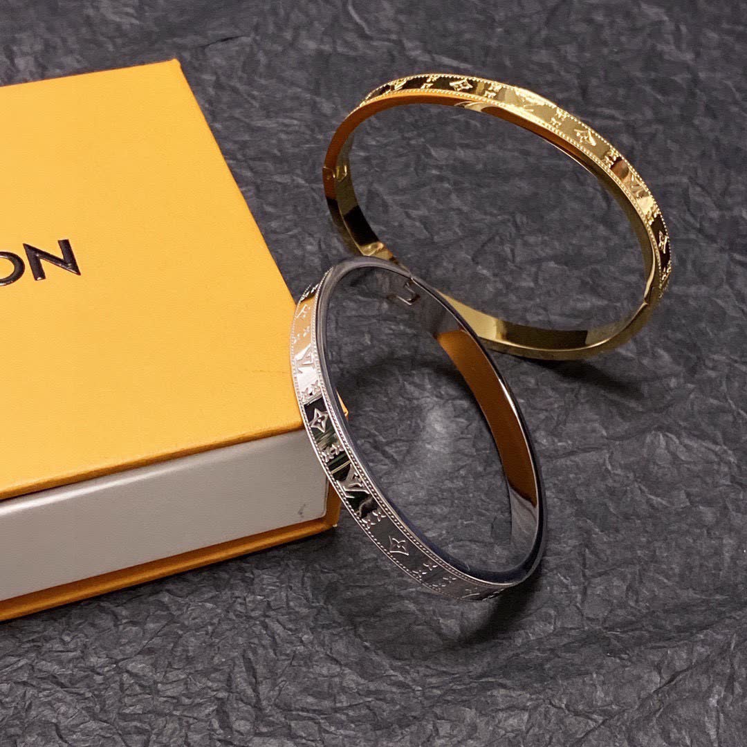 Louis Vuitton Monogram Star Bangle Bracelet